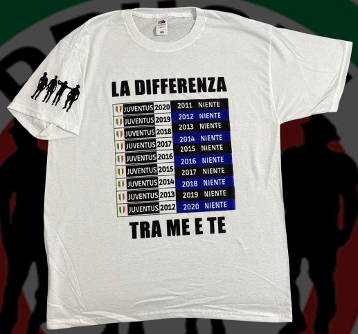 T-SHIRT DRUGHI "DIFFERENZE"