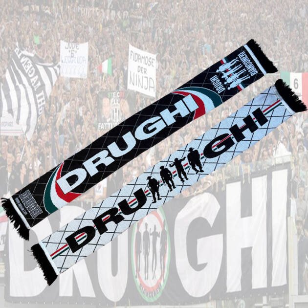 SCIARPA IN LANA DRUGHI TRICOLORE